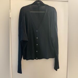 Wild‎ fable black cardigain size XXL